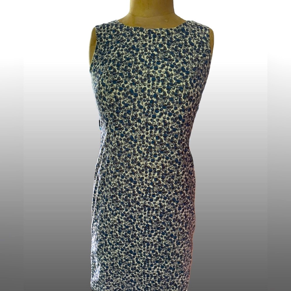 Brooks Brothers Blue and White Classic Dress
